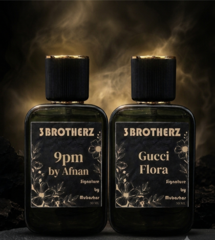 The Ultimate Pairing Bundle: '9pm by Afnan' & 'Gucci Flora' (50 ML) | 3 BROTHERZ