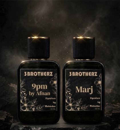 The Midnight Allure Bundle: '9pm by Afnan' & 'Marj' (50 ML) | 3 BROTHERZ